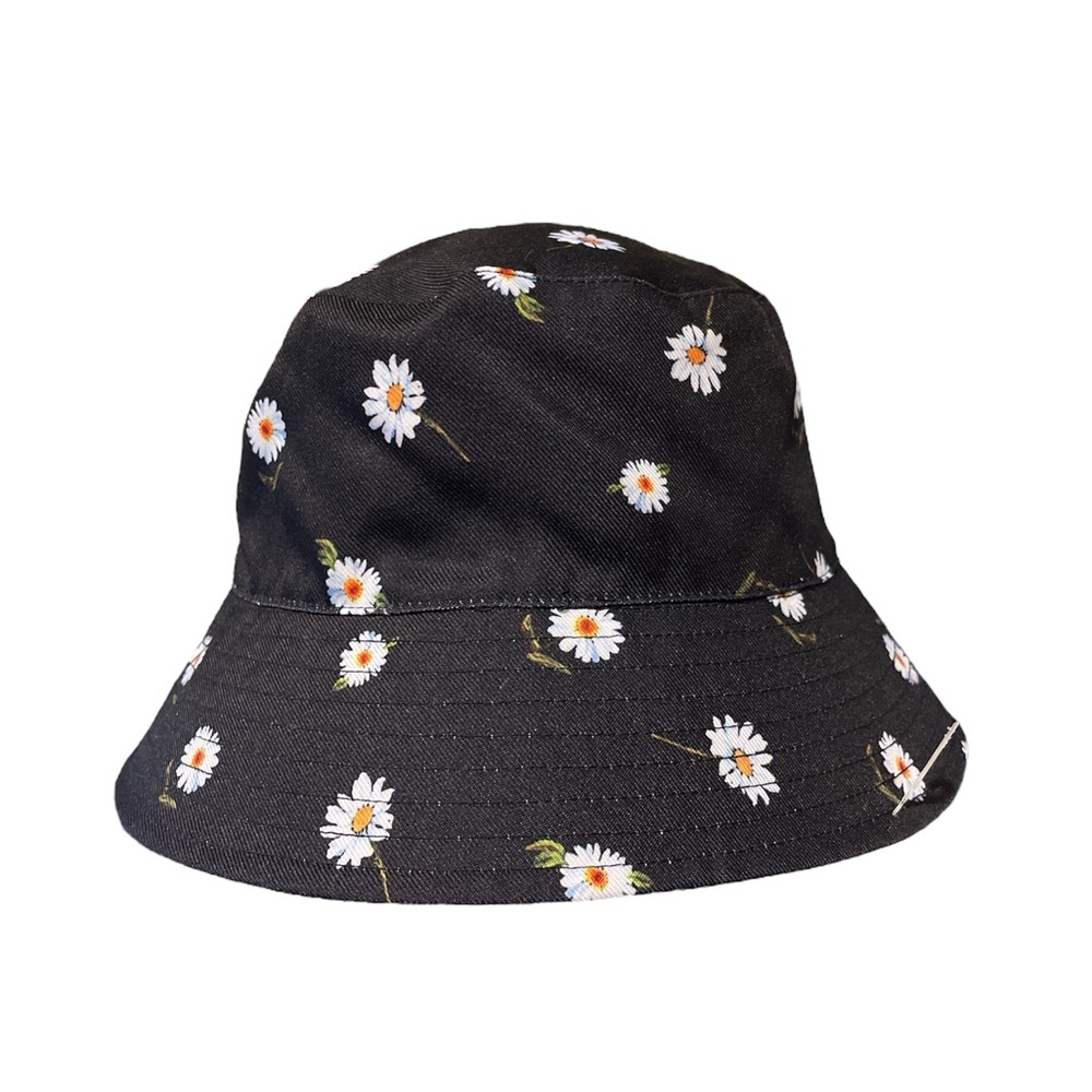 Alice + Olivia Daisy Black White Bucket Hat Nwot